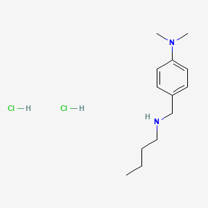 molecular formula C13H24Cl2N2 B6362508 二盐酸4-[(丁基氨基)甲基]-N,N-二甲基苯胺 CAS No. 1240581-89-8