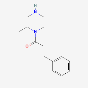 1-(2-Methylpiperazin-1-yl)-3-phenylpropan-1-one