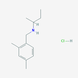 molecular formula C13H22ClN B6362542 (Butan-2-yl)[(2,4-dimethylphenyl)methyl]amine hydrochloride CAS No. 1240578-41-9