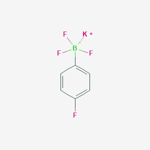 molecular formula C6H4BF4K B063626 Potassium 4-fluorophenyltrifluoroborate CAS No. 192863-35-7
