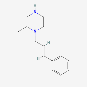 molecular formula C14H20N2 B6362605 2-Methyl-1-[(2E)-3-phenylprop-2-en-1-yl]piperazine CAS No. 776255-07-3