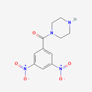 molecular formula C11H12N4O5 B6362606 1-(3,5-二硝基苯甲酰)哌嗪 CAS No. 69414-54-6