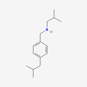 molecular formula C15H25N B6362637 （2-甲基丙基）（{[4-(2-甲基丙基）苯基]甲基}胺 CAS No. 1240567-70-7