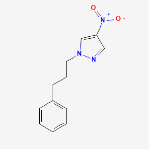 molecular formula C12H13N3O2 B6362653 4-硝基-1-(3-苯基丙基)-1H-吡唑 CAS No. 28469-24-1