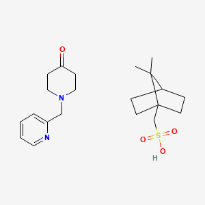 1-(Pyridin-2-ylmethyl)piperidin-4-one, {7,7-dimethylbicyclo[2.2.1]heptan-1-yl}methanesulfonic acid, 95%