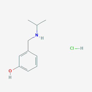 molecular formula C10H16ClNO B6362681 3-{[(丙-2-基)氨基]甲基}苯酚盐酸盐 CAS No. 1240566-35-1