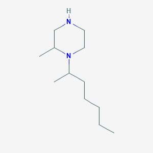 1-(Heptan-2-yl)-2-methylpiperazine