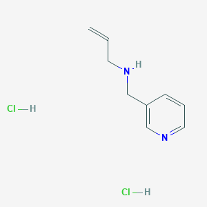 molecular formula C9H14Cl2N2 B6362690 (Prop-2-en-1-yl)(pyridin-3-ylmethyl)amine dihydrochloride CAS No. 1240572-00-2