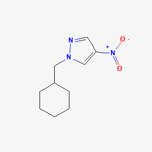 molecular formula C10H15N3O2 B6362763 1-(Cyclohexylmethyl)-4-nitro-1H-pyrazole CAS No. 1240568-90-4