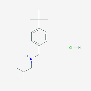 [(4-tert-Butylphenyl)methyl](2-methylpropyl)amine hydrochloride
