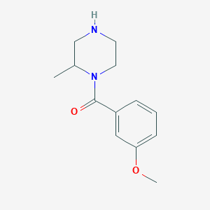 molecular formula C13H18N2O2 B6362822 1-(3-Methoxybenzoyl)-2-methylpiperazine CAS No. 1240575-16-9