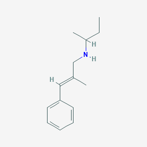 molecular formula C14H21N B6362832 (Butan-2-yl)[(2E)-2-methyl-3-phenylprop-2-en-1-yl]amine CAS No. 1240590-77-5