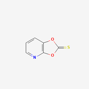 molecular formula C6H3NO2S B6362849 [1,3]Dioxolo[4,5-b]pyridine-2-thione CAS No. 1269252-17-6
