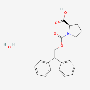 N-alpha-(9-Fluorenylmethyloxycarbonyl)-D-proline monohydrate