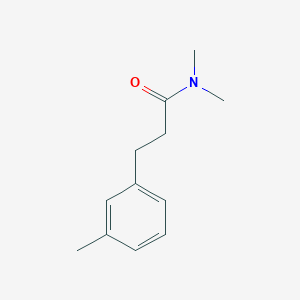 molecular formula C12H17NO B6362878 N,N-Dimethyl-3-(3-methylphenyl)-propanamide CAS No. 1252282-01-1