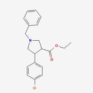 Ethyl 1-benzyl-4-(4-bromophenyl)pyrrolidine-3-carboxylate