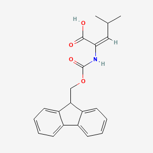 N-alpha-(9-Fluorenylmethyloxycarbonyl)-2,3-dehydro-leucine (Fmoc-2,3-dehydroLeu-OH)