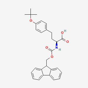 molecular formula C29H31NO5 B6362957 N-alpha-(9-Fluorenylmethyloxycarbonyl)-O-t-butyl-L-homotyrosine (Fmoc-L-hTyr(tBu)-OH) CAS No. 204384-69-0