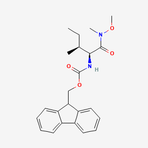 N-alpha-(9-Fluorenylmethyloxycarbonyl)-N-methyl-N-methyloxy-L-isoleucine amide