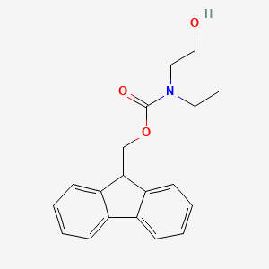 molecular formula C19H21NO3 B6362982 N-(9-Fluorenylmethyloxycarbonyl)-2-(ethylamino)ethanol CAS No. 1263046-50-9