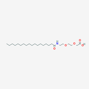 molecular formula C24H47NO5 B6362992 8-(硬脂酰胺)-3,6-二氧代辛酸 CAS No. 1006054-22-3