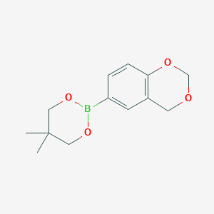 molecular formula C13H17BO4 B6363102 6-(5,5-Dimethyl-1,3,2-dioxaborinan-2-yl)-4H-1,3-benzodioxine CAS No. 1548827-74-2