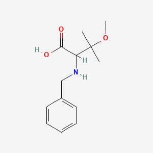 2-(Benzylamino)-3-methoxy-3-methylbutanoic acid