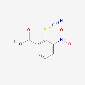 2-(Cyanosulfanyl)-3-nitrobenzoic acid