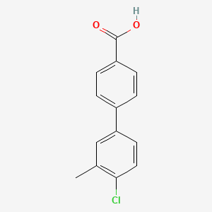 4-(4-Chloro-3-methylphenyl)benzoic acid, 95%