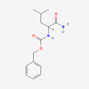 molecular formula C14H20N2O3 B6363364 Z-DL-leucine amide CAS No. 33042-97-6