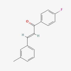 molecular formula C16H13FO B6363394 (2E)-1-(4-Fluorophenyl)-3-(3-methylphenyl)prop-2-en-1-one CAS No. 1807703-75-8