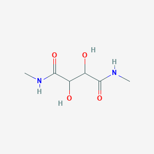 molecular formula C6H12N2O4 B6363398 2,3-Dihydroxy-N,N'-dimethylsuccinamide CAS No. 153050-02-3
