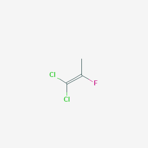 molecular formula C3H3Cl2F B6363487 1,1-Dichloro-2-fluoro-1-propene, 96% CAS No. 430-95-5