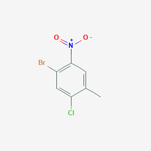 1-Bromo-5-chloro-4-methyl-2-nitrobenzene