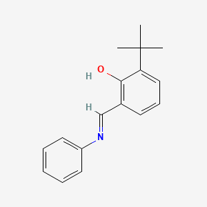 molecular formula C17H19NO B6363545 N-(3-tert-Butylsalicylidene)aniline CAS No. 215033-50-4