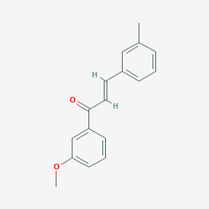 molecular formula C17H16O2 B6363566 (2E)-1-(3-Methoxyphenyl)-3-(3-methylphenyl)prop-2-en-1-one CAS No. 671182-15-3