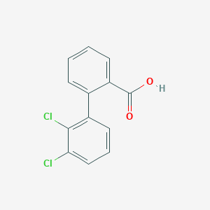 molecular formula C13H8Cl2O2 B6363780 2-(2,3-Dichlorophenyl)benzoic acid, 95% CAS No. 1181385-35-2