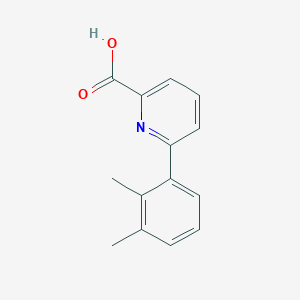 molecular formula C14H13NO2 B6363841 6-(2,3-Dimethylphenyl)picolinic acid, 95% CAS No. 1226037-94-0