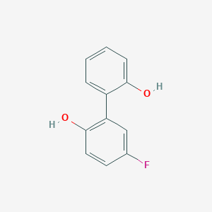 molecular formula C12H9FO2 B6363919 2-(5-Fluoro-2-hydroxyphenyl)phenol, 95% CAS No. 1225741-10-5