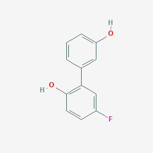 molecular formula C12H9FO2 B6363932 3-(5-Fluoro-2-hydroxyphenyl)phenol, 95% CAS No. 1225776-38-4