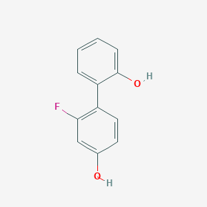 molecular formula C12H9FO2 B6363965 3-Fluoro-4-(2-hydroxyphenyl)phenol, 95% CAS No. 1226085-72-8