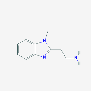 molecular formula C10H13N3 B063640 2-(1-Methyl-1H-benzoimidazol-2-yl)-ethylamine CAS No. 184959-13-5