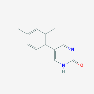 molecular formula C12H12N2O B6364121 5-(2,4-Dimethylphenyl)-2-hydroxypyrimidine, 95% CAS No. 1111113-63-3