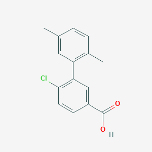4-Chloro-3-(2,5-dimethylphenyl)benzoic acid, 95%
