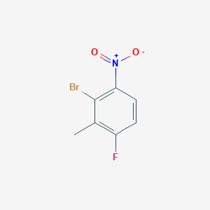 molecular formula C7H5BrFNO2 B6364343 2-Bromo-4-fluoro-3-methyl-1-nitro-benzene CAS No. 1245644-86-3