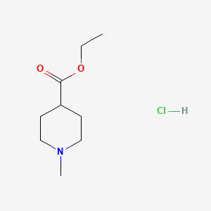 molecular formula C9H18ClNO2 B6364368 N-Methylisonipecotic acid ethyl ester hydrochloride CAS No. 52700-61-5