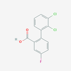 2-(2,3-Dichlorophenyl)-5-fluorobenzoic acid, 95%