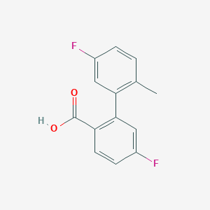 4-Fluoro-2-(5-fluoro-2-methylphenyl)benzoic acid, 95%