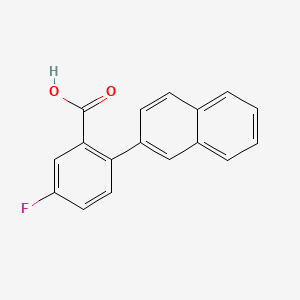 5-Fluoro-2-(naphthalen-2-yl)benzoic acid, 95%