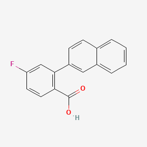 4-Fluoro-2-(naphthalen-2-yl)benzoic acid, 95%